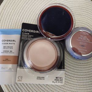 BB cream, Blush, and Pressed Powder(Medium)